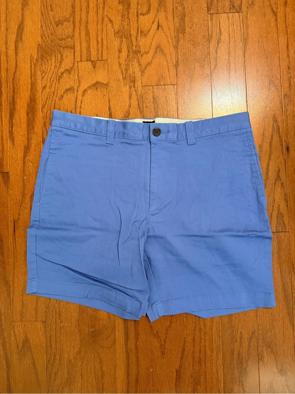 J. Crew Men's Periwinkle Flat-Front Shorts
